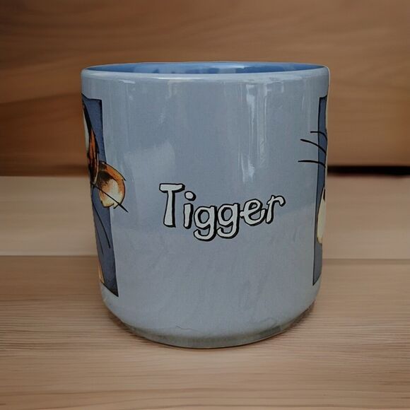 Disney Winnie the Pooh TIGGER Double Sided Coffee Mug Blue - Picture 3 of 10